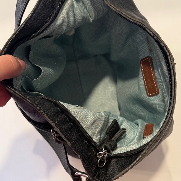 The Sak Black Leather Hobo Bag - Picture 4 of 6